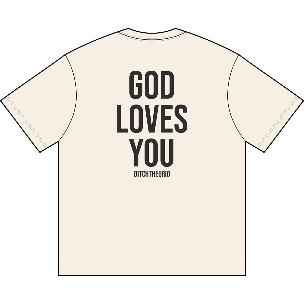 GLY TEE — ( CREAM )