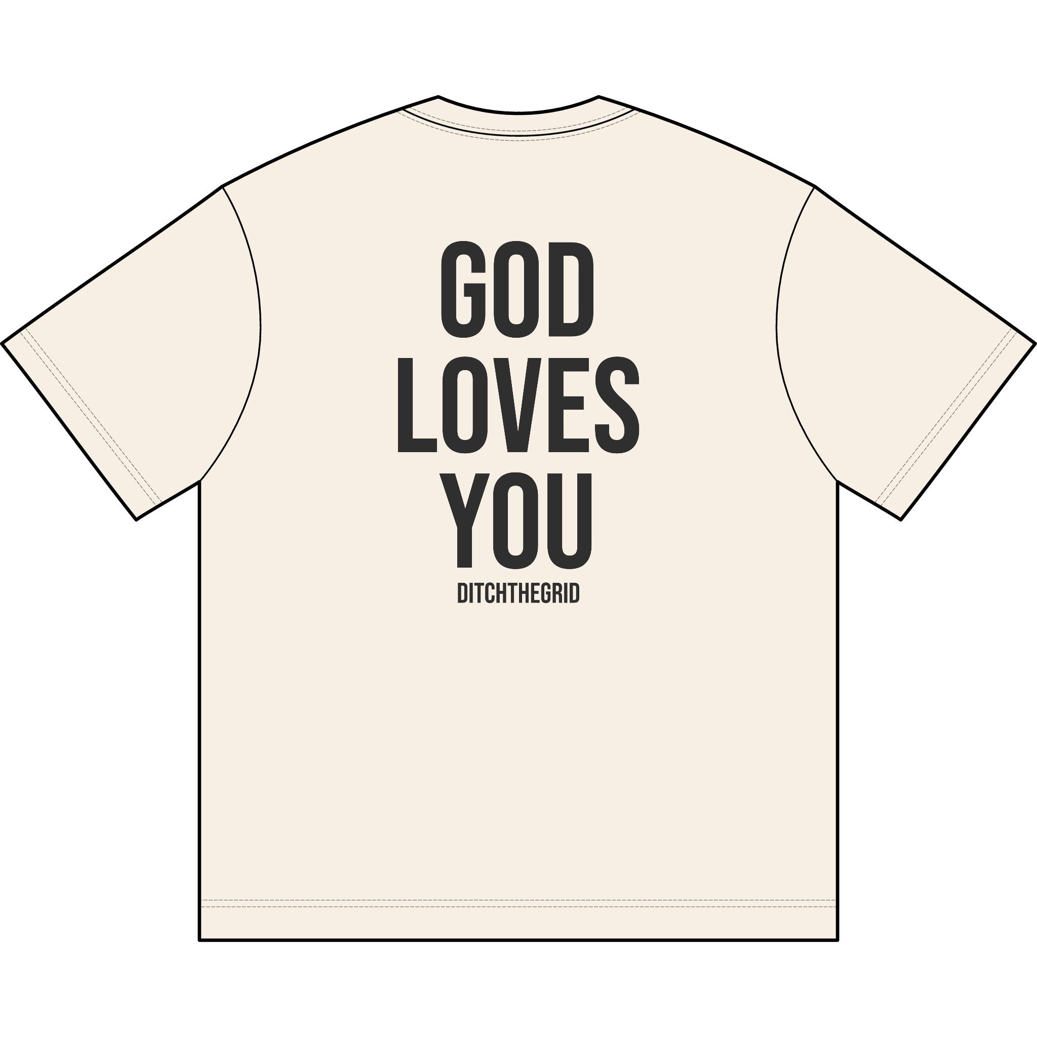 GLY TEE — ( CREAM )