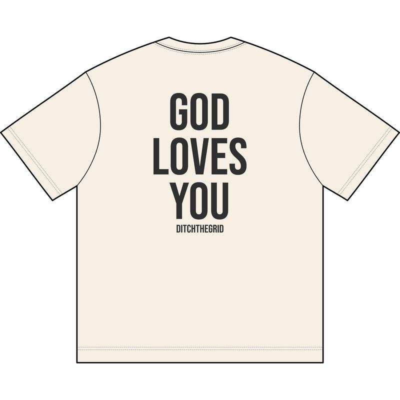 GLY TEE — ( CREAM )