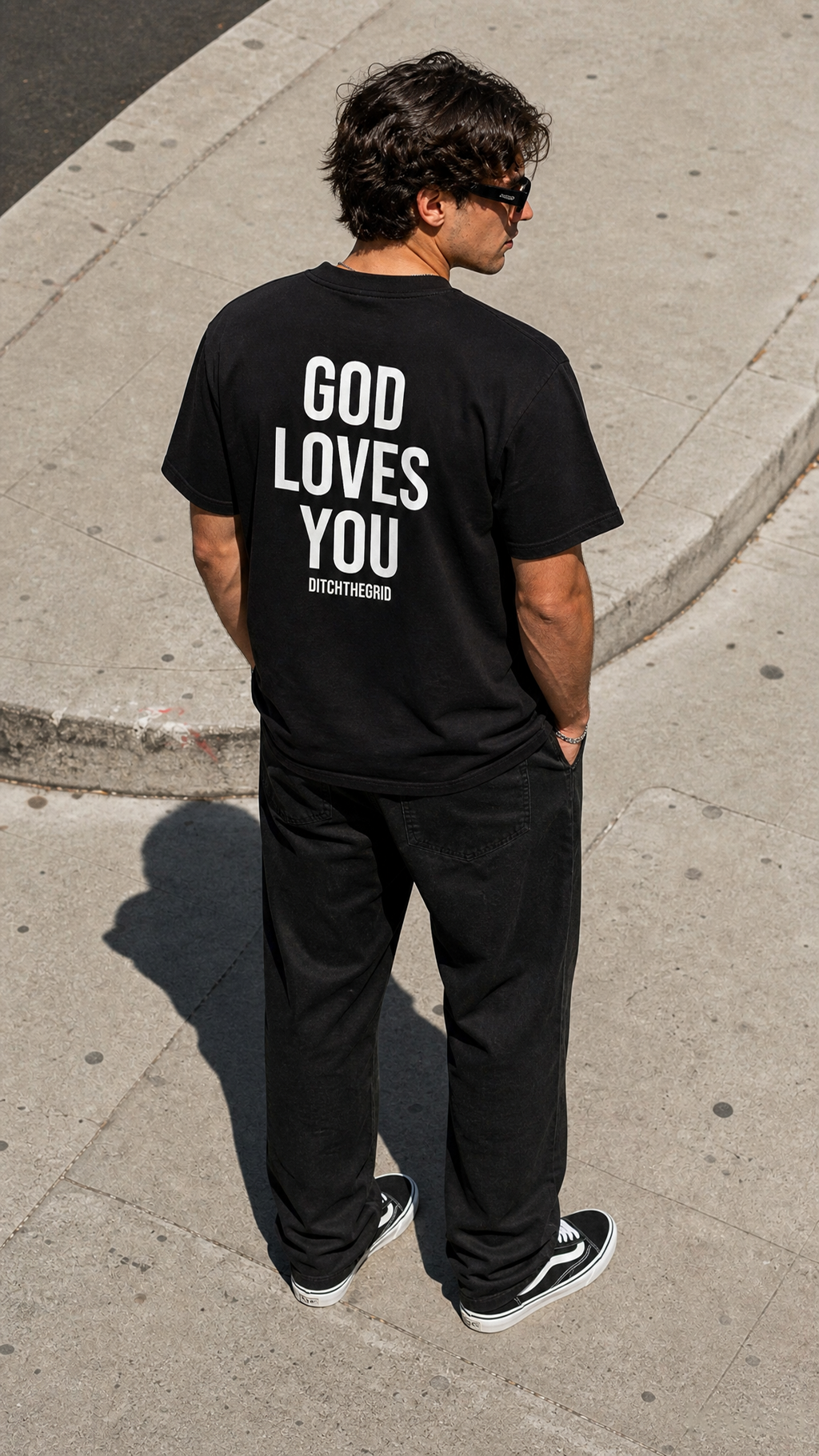 GLY TEE — BLACK