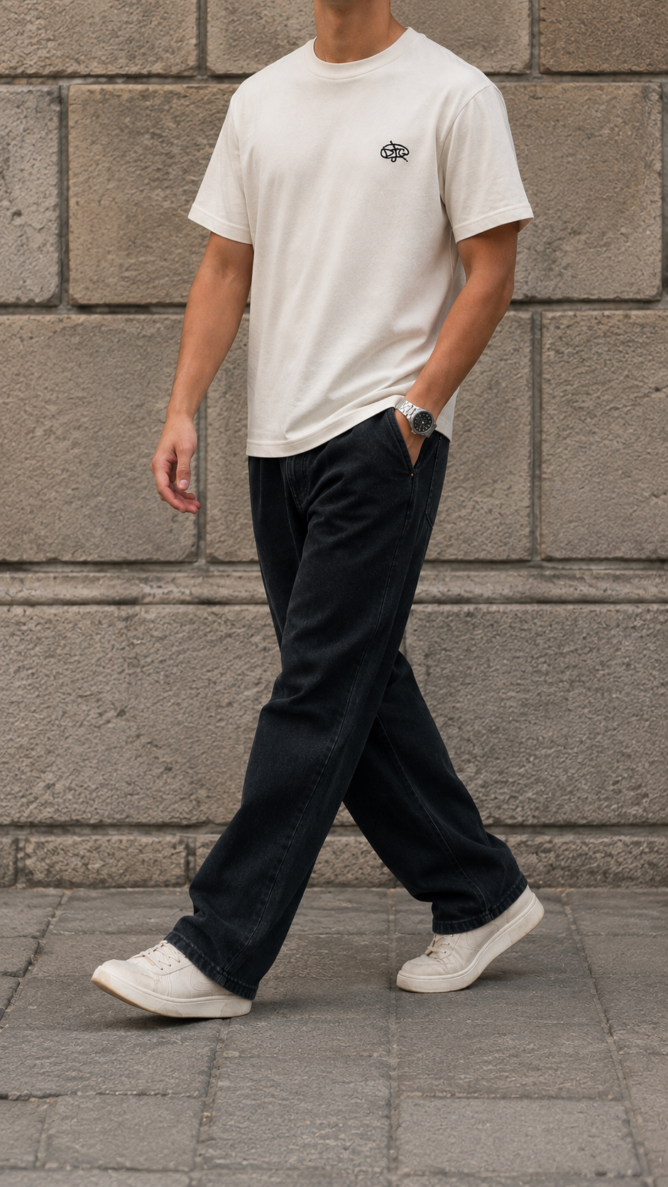GLY TEE — ( CREAM )